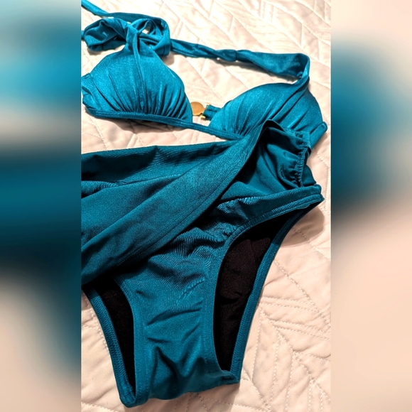 Victoria's Secret 2-pc Swimsuit (teal) - Picture 1 of 7